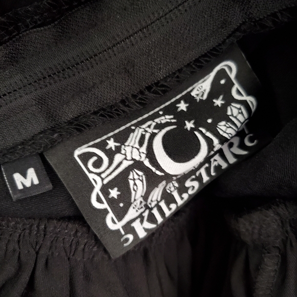 Killstar Bloodlust Party Dress Black Punk Whimsygoth Luxury Coquette Girl Sz M - Picture 16 of 16